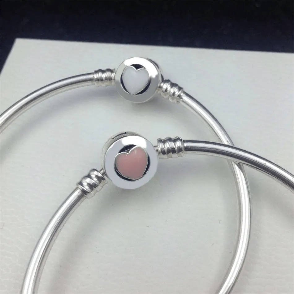 Sterling Silver Gentle Crystal Heart Anklet - 925