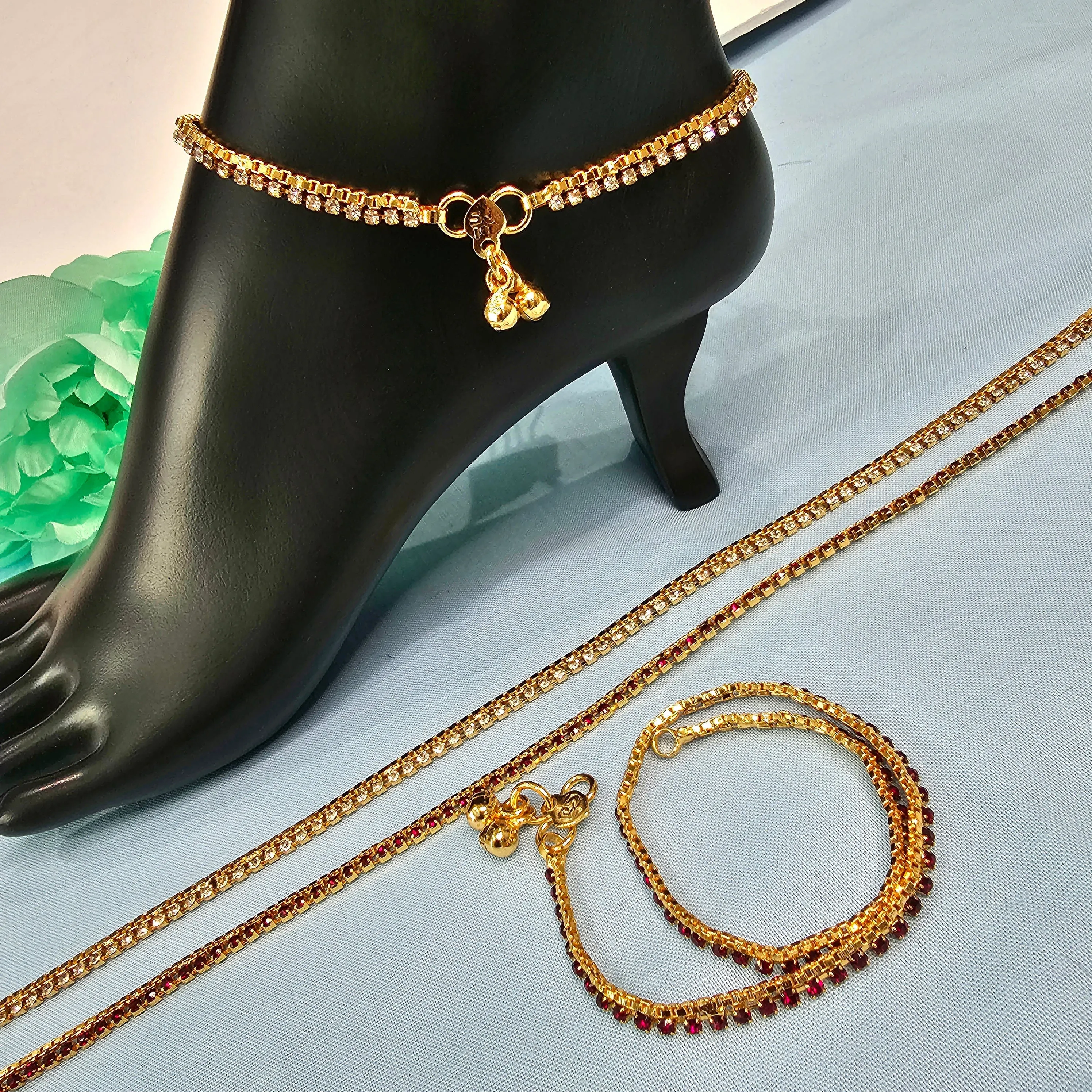 Stone Anklets