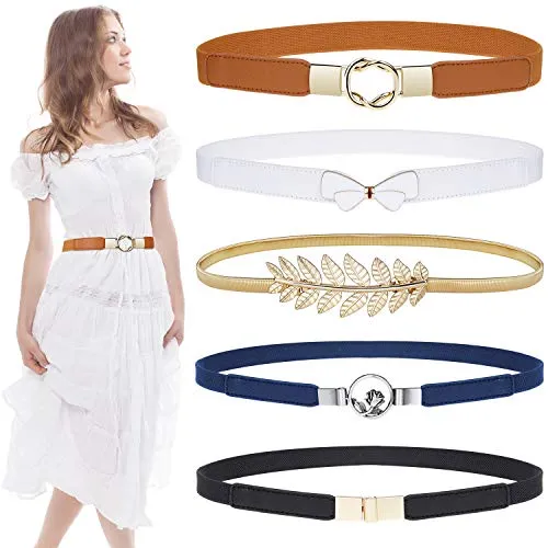 Stretchy Skinny Belts for Women by EAONE