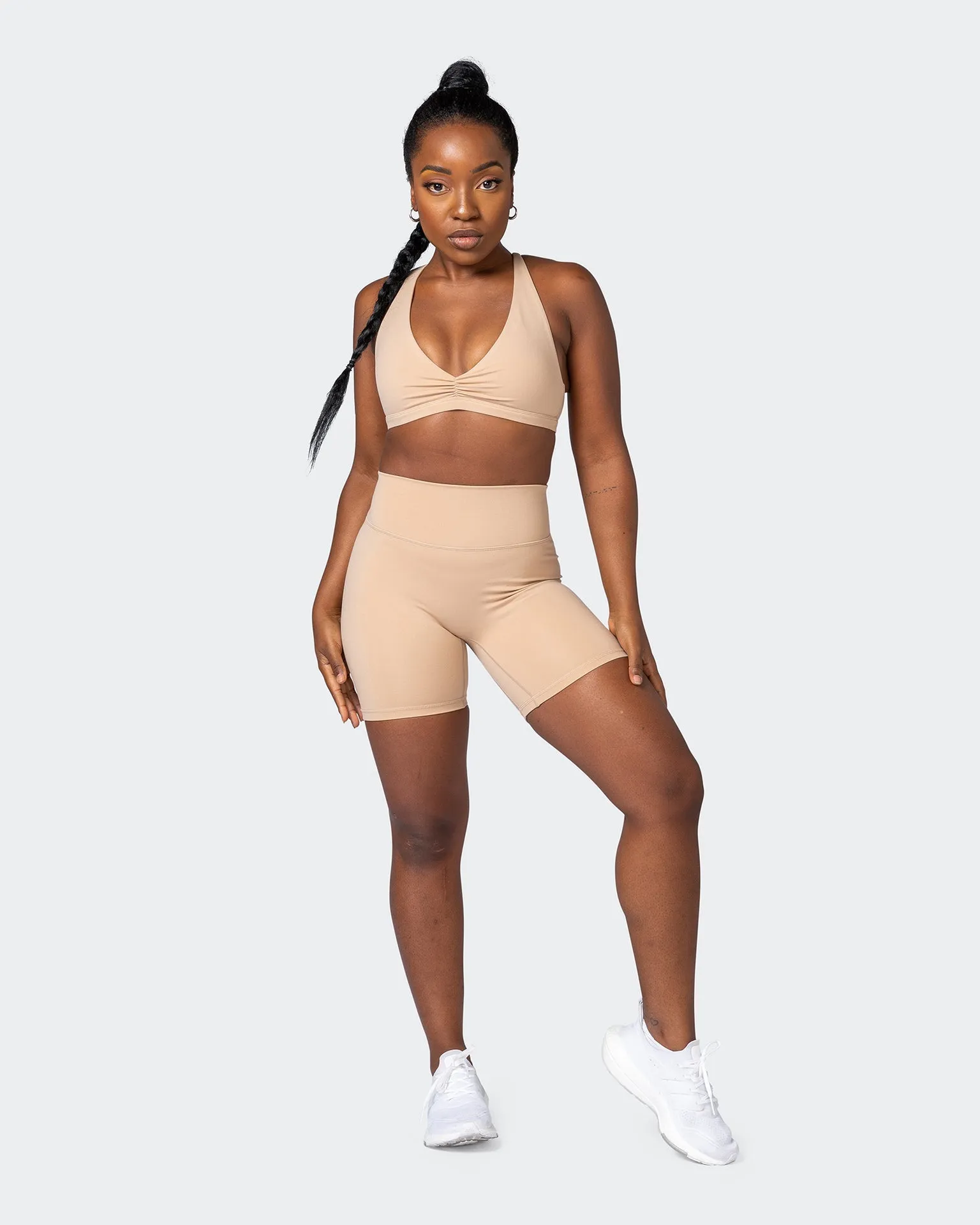 Stride Bralette - Biscotti