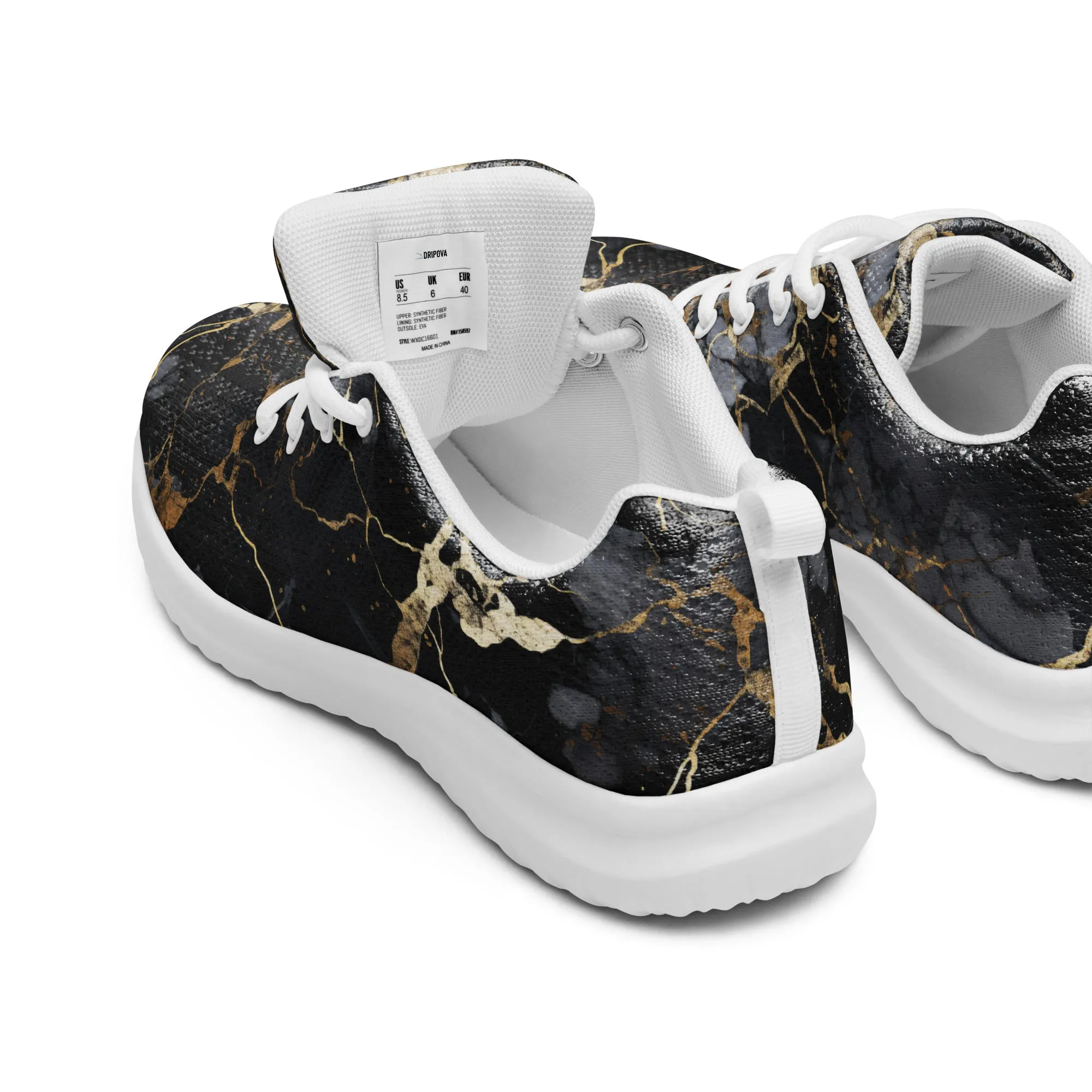 Strike Gold Marble Athletic Shoes