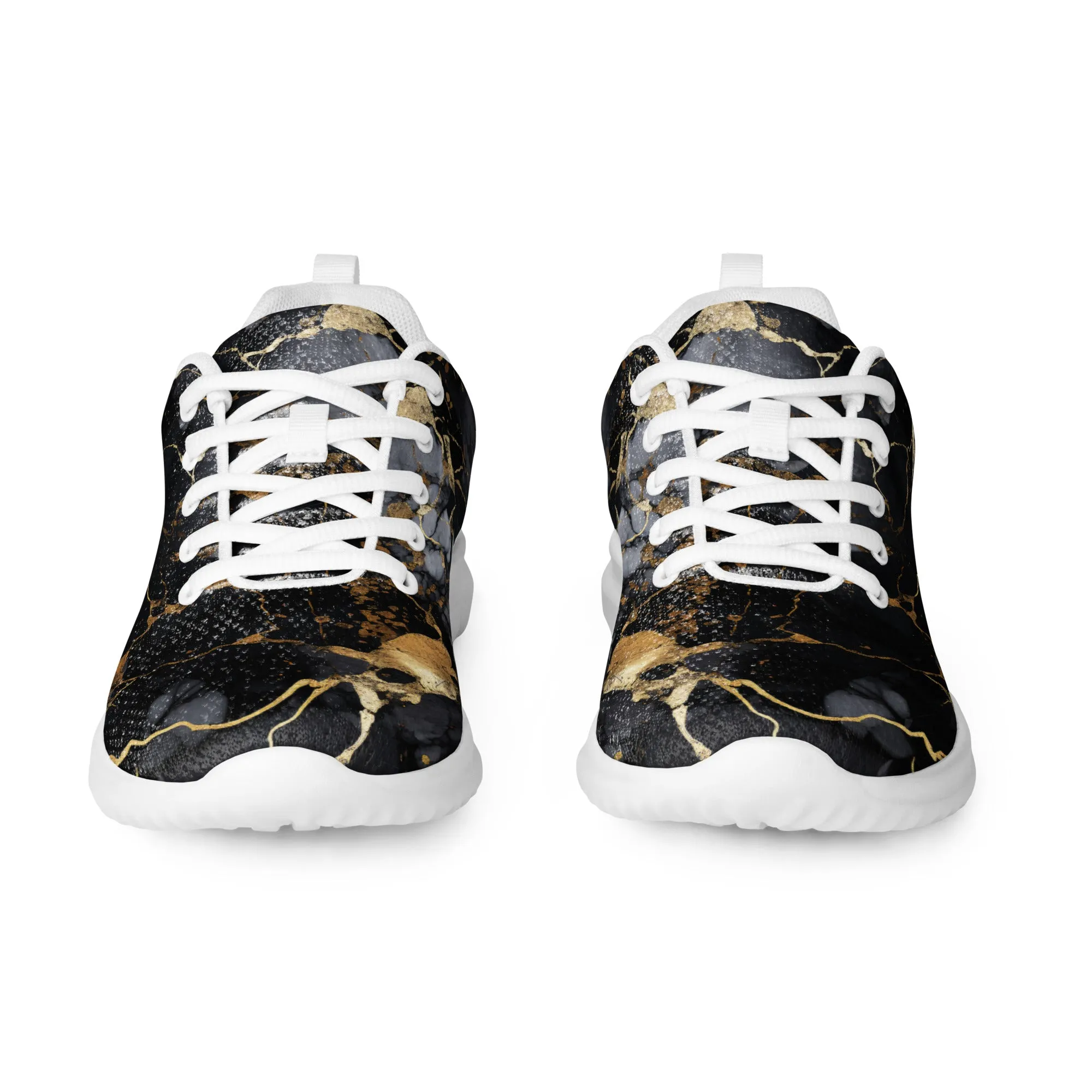 Strike Gold Marble Athletic Shoes