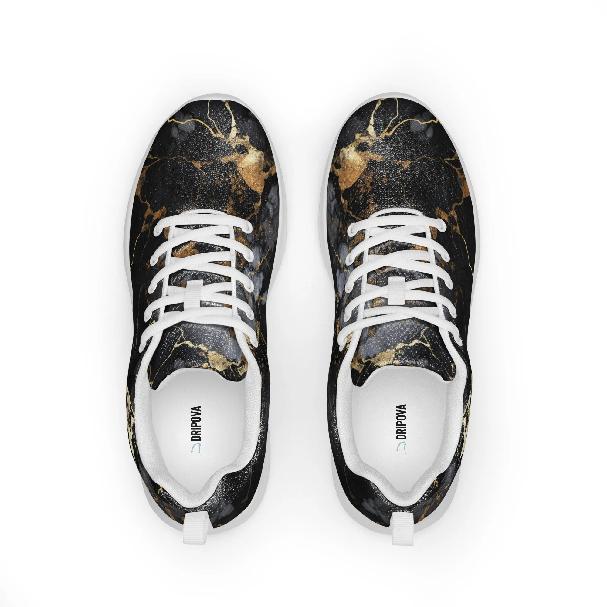 Strike Gold Marble Athletic Shoes