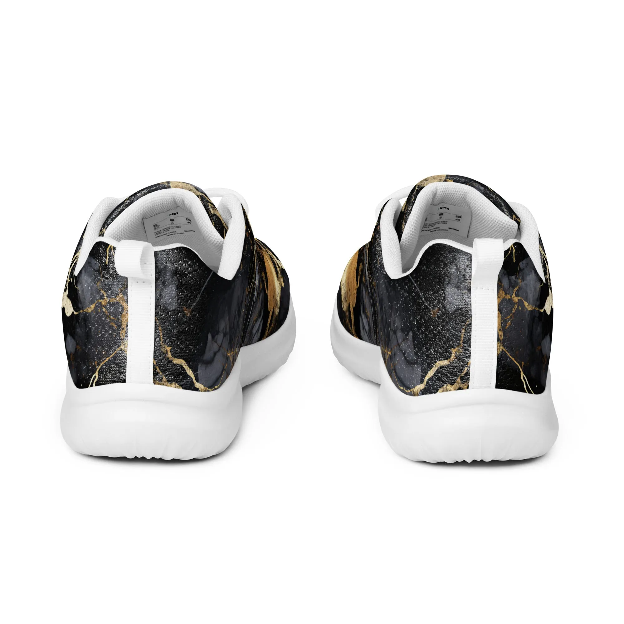 Strike Gold Marble Athletic Shoes