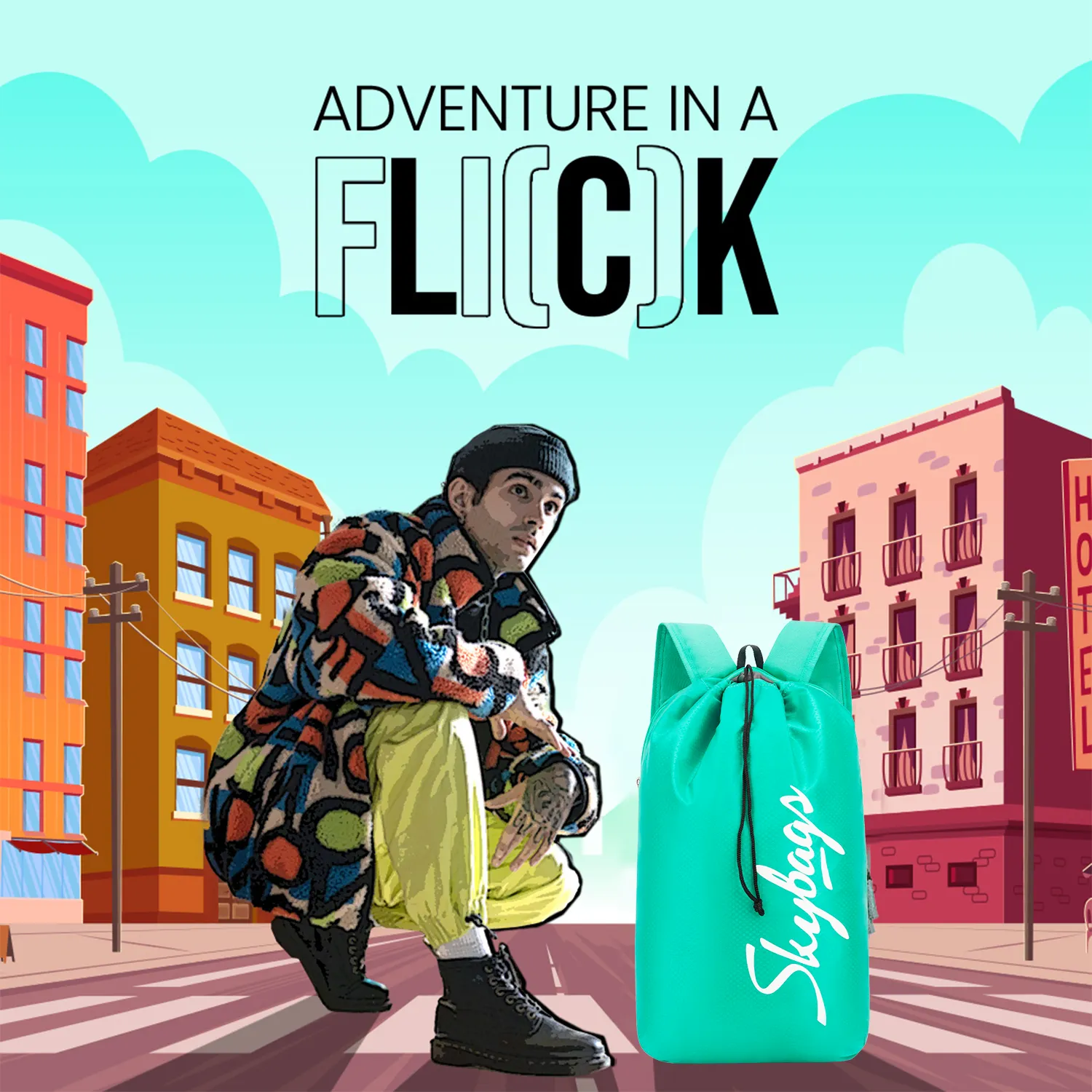 STRING DAYPACK 02 (E) TEAL