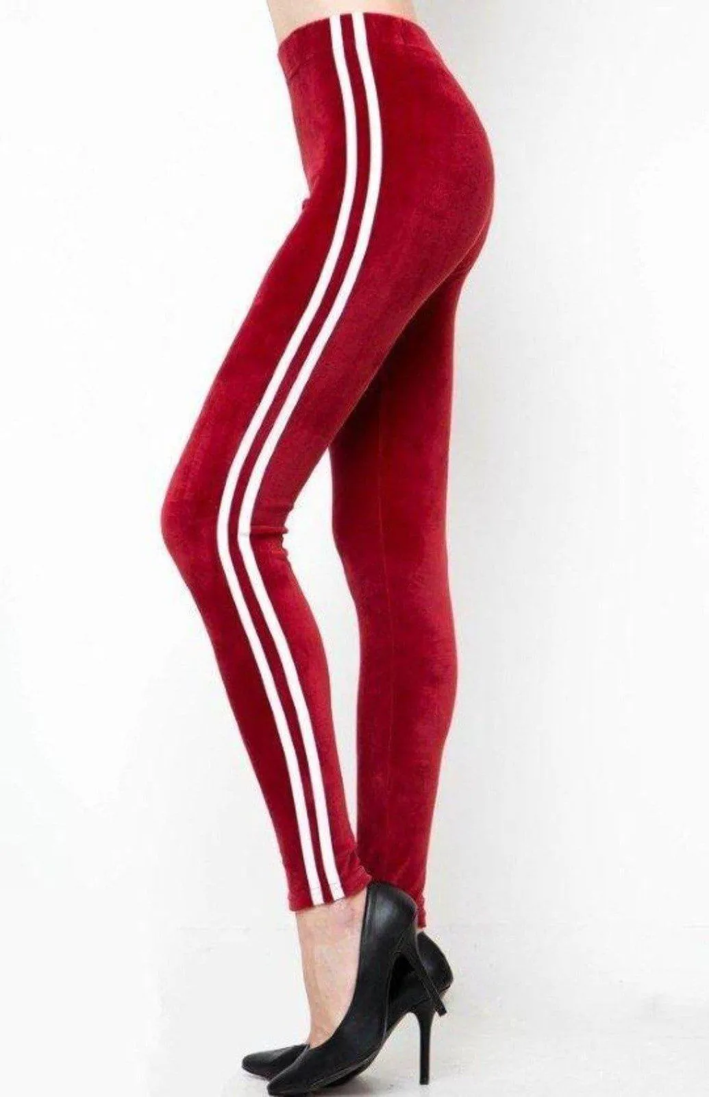 STRIPED-Leggings 3 Side Stripe