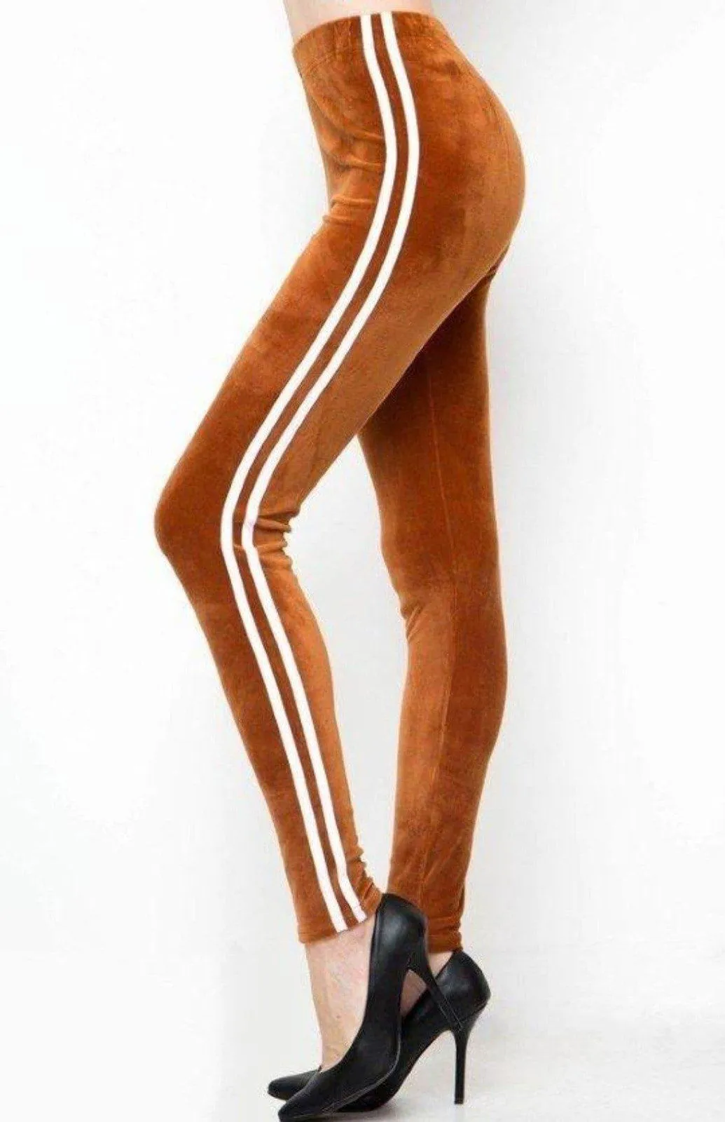 STRIPED-Leggings 3 Side Stripe