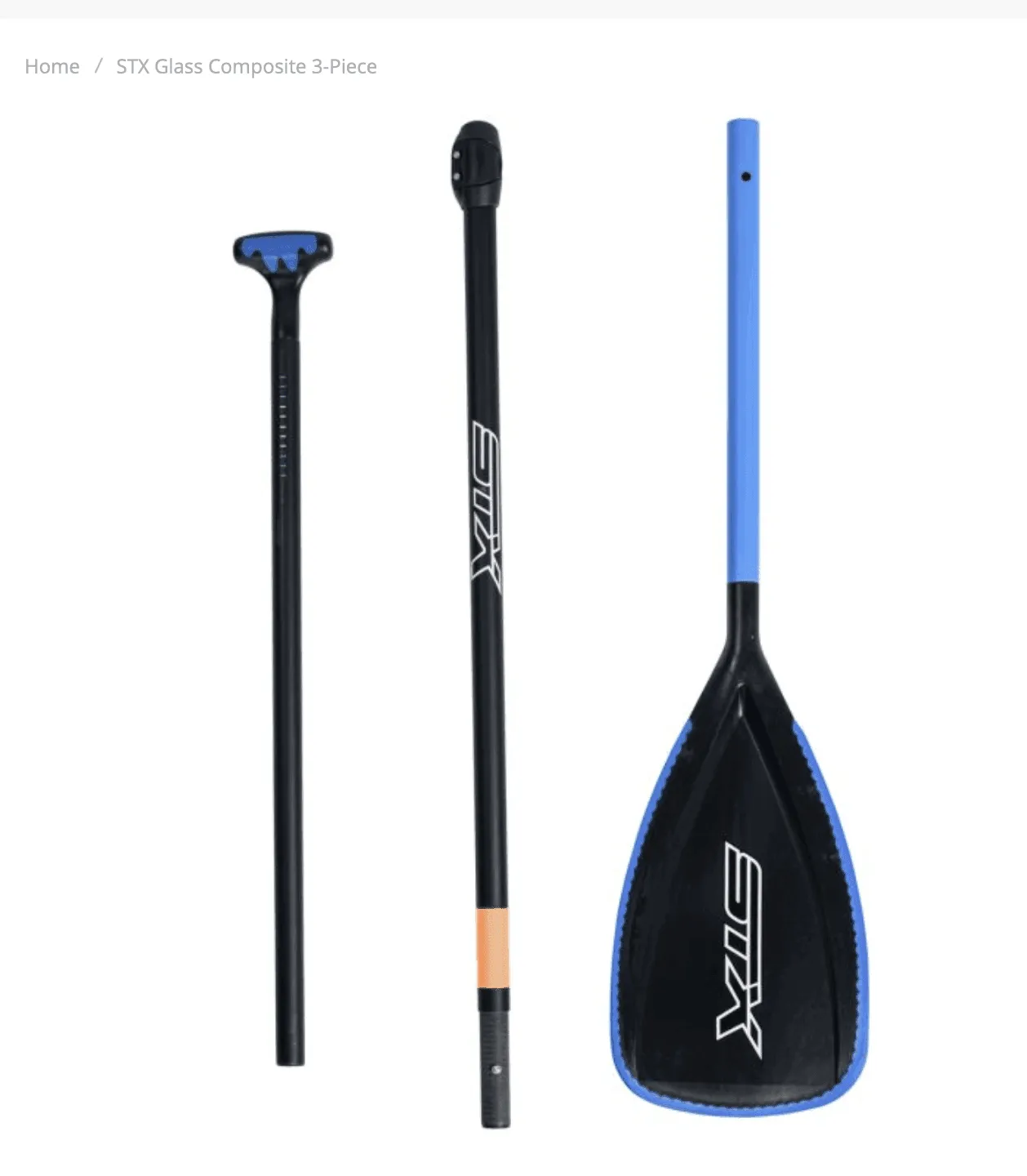 STX Glass fibre 3 piece SUP paddle