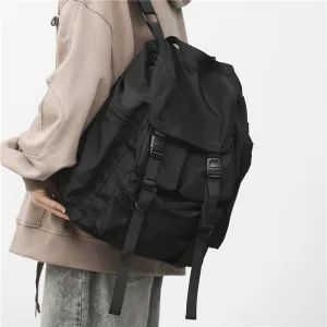 Style Fashion Couple Working Trendy Korean Backpacks
