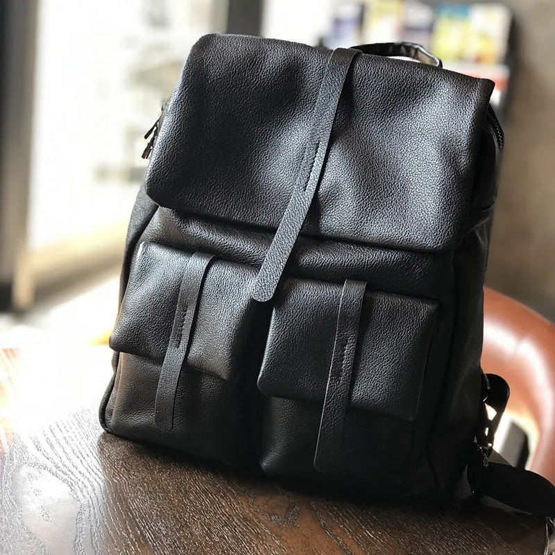 Stylish Full Grain Leather Backpack Natural Cow Leather Travel Backpack Women Leather School Backpack TSM1931