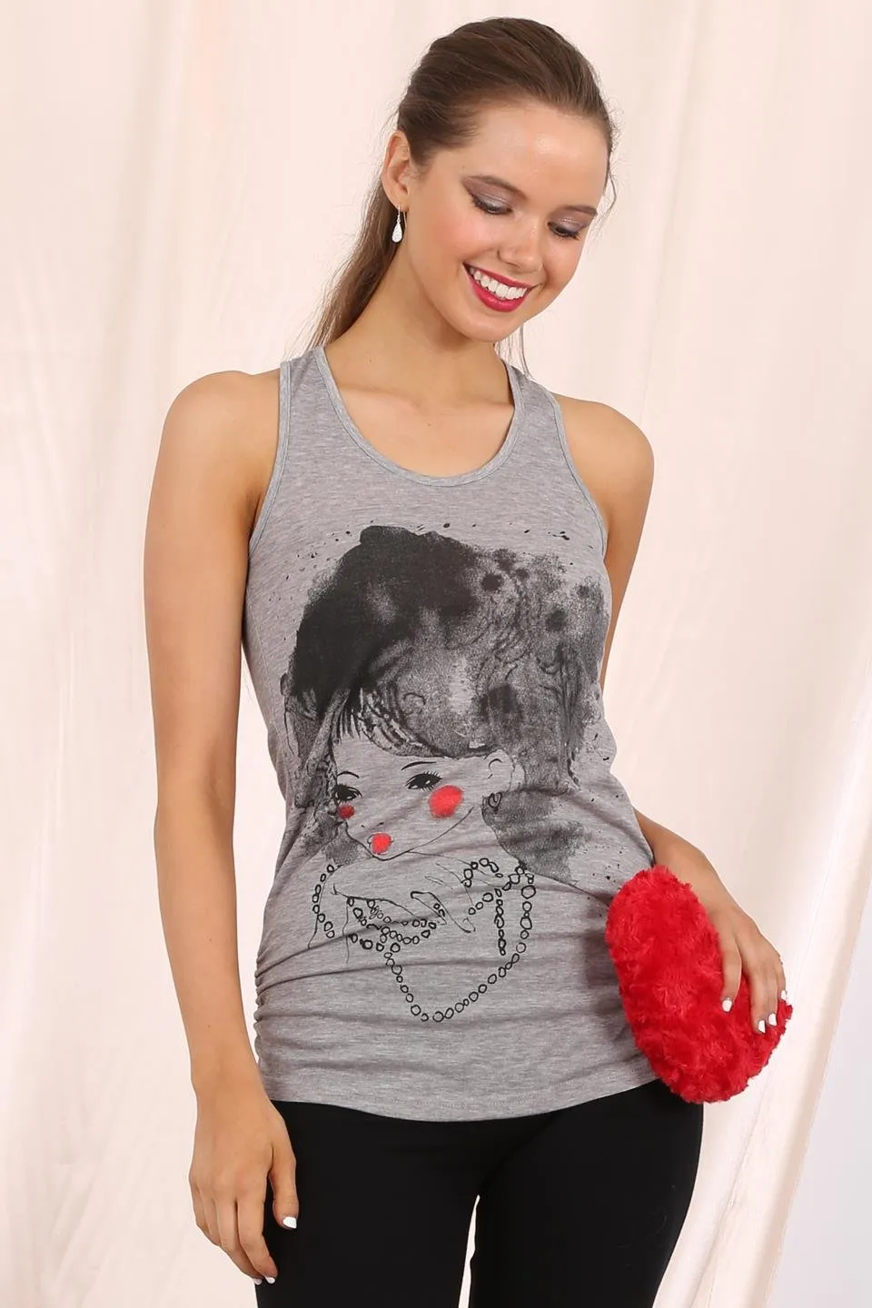 Summer Tank Top in grey