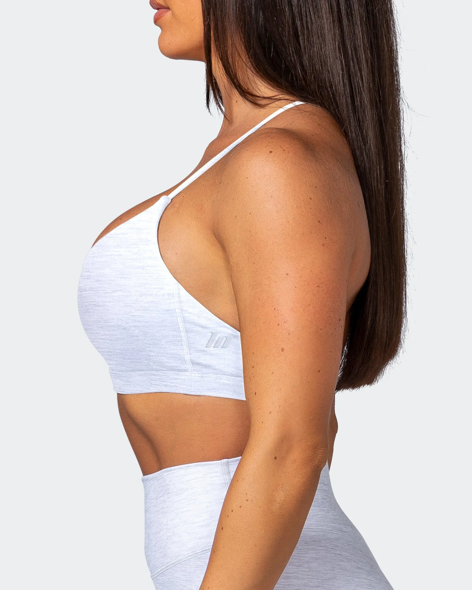Sun Kissed Bralette - White Grey Marl