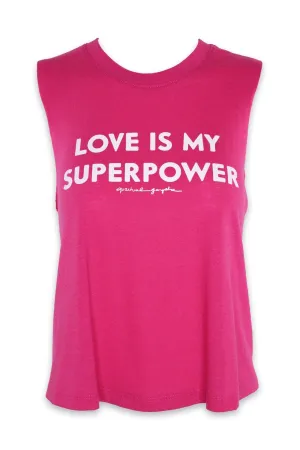 Super Power Crop Tank in DRF