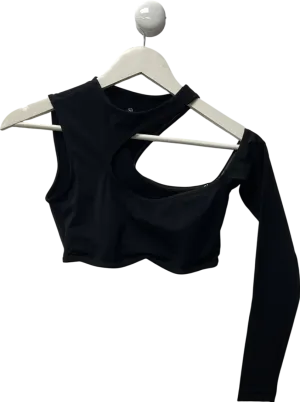Sweaty Betty Black Cut Out Top UK XS