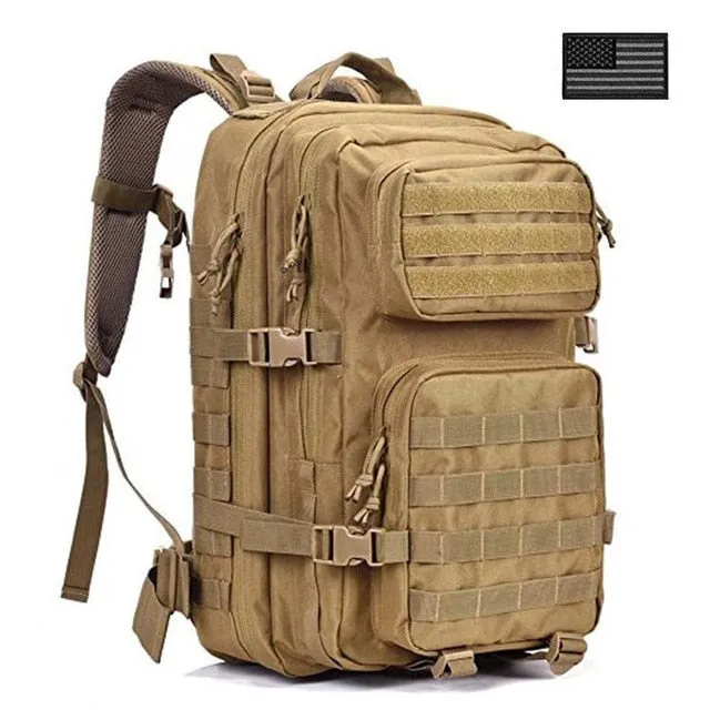 Tactical Military Army Waterproof Backpack 3P Flag Waterproof