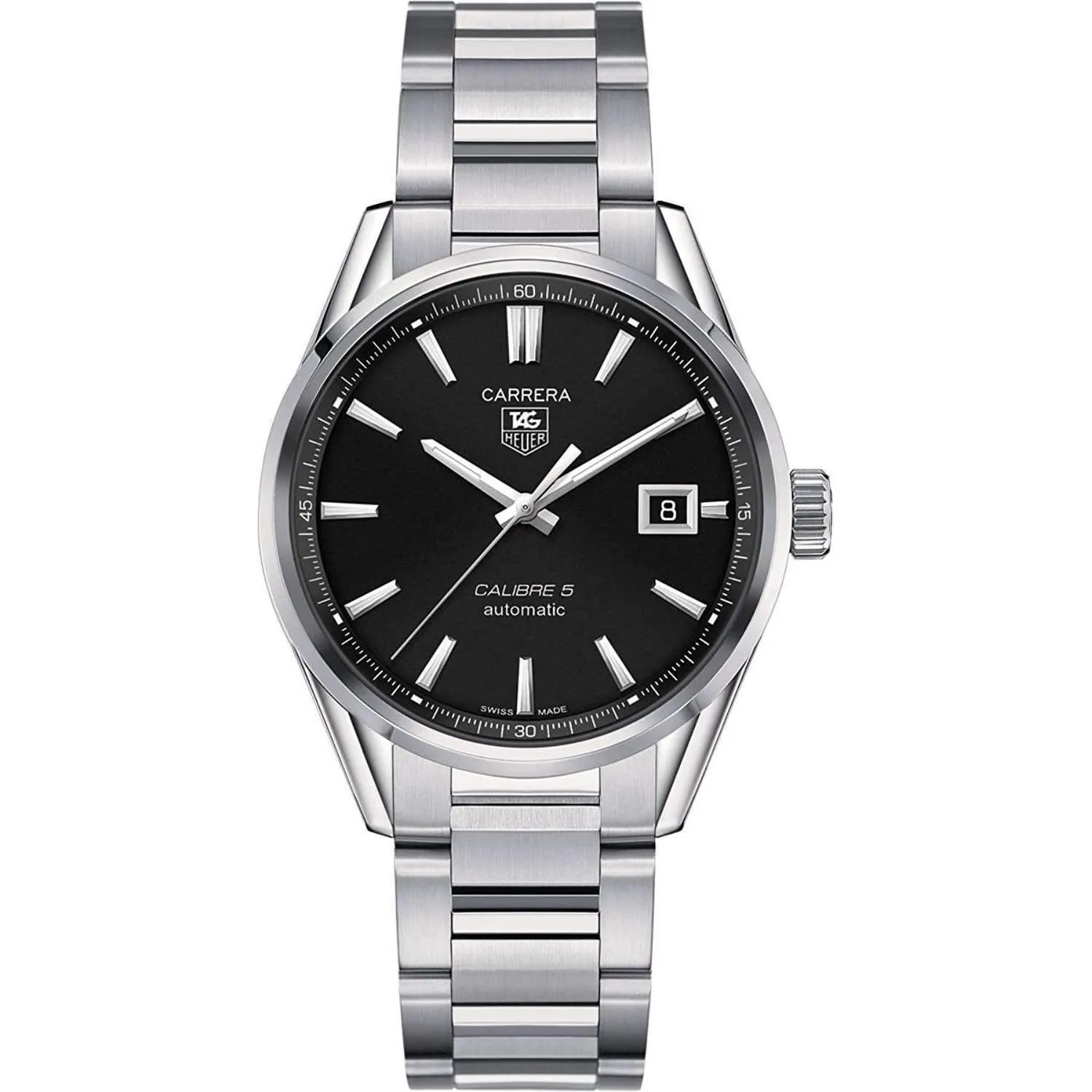 TAG HEUER CARRERA AUTOMATIC STAINLESS STEEL MEN WATCH WAR211A.BA0782