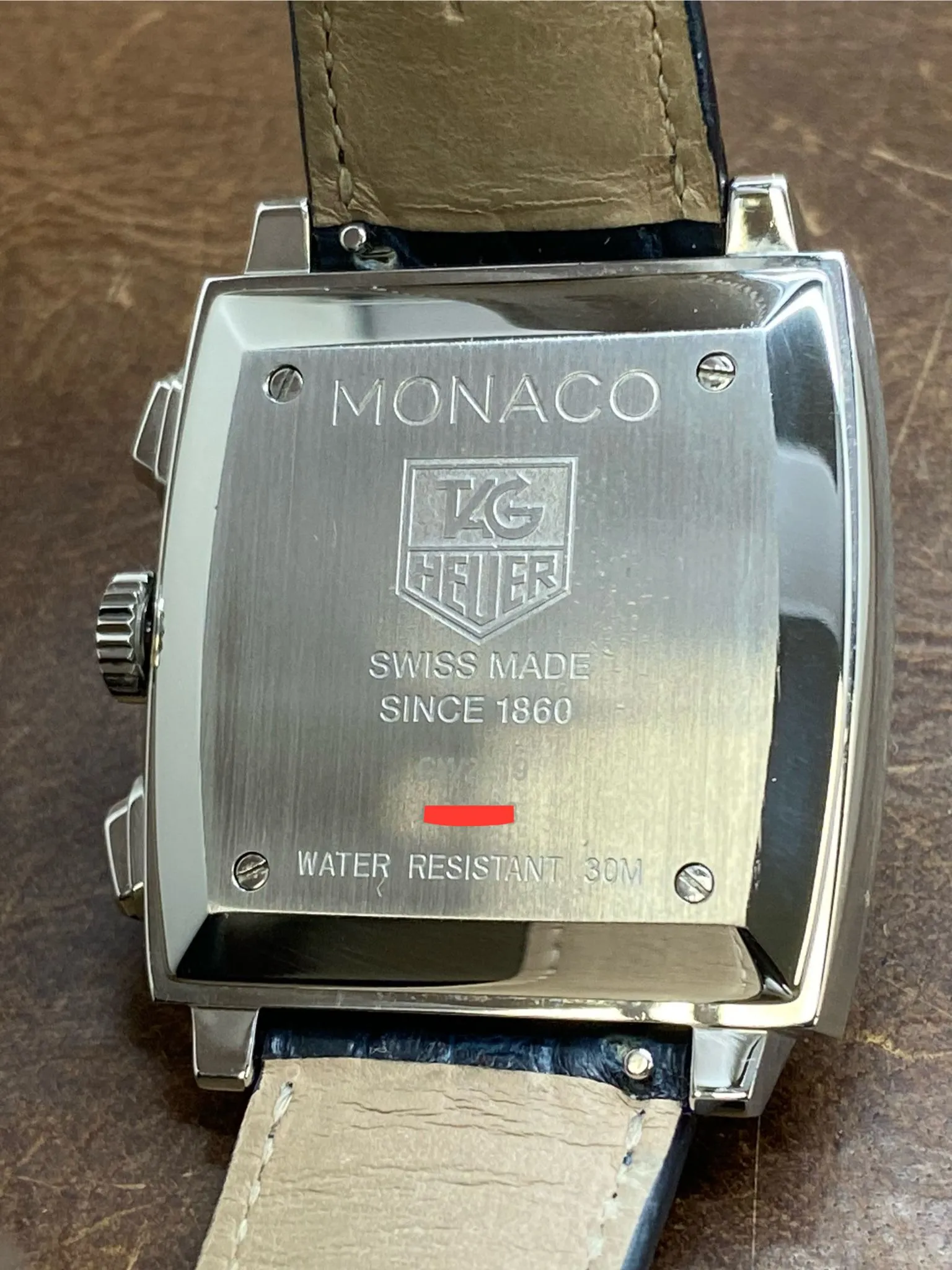 TAG Heuer Monaco CW2119 White MOP Dial Automatic Men's Watch