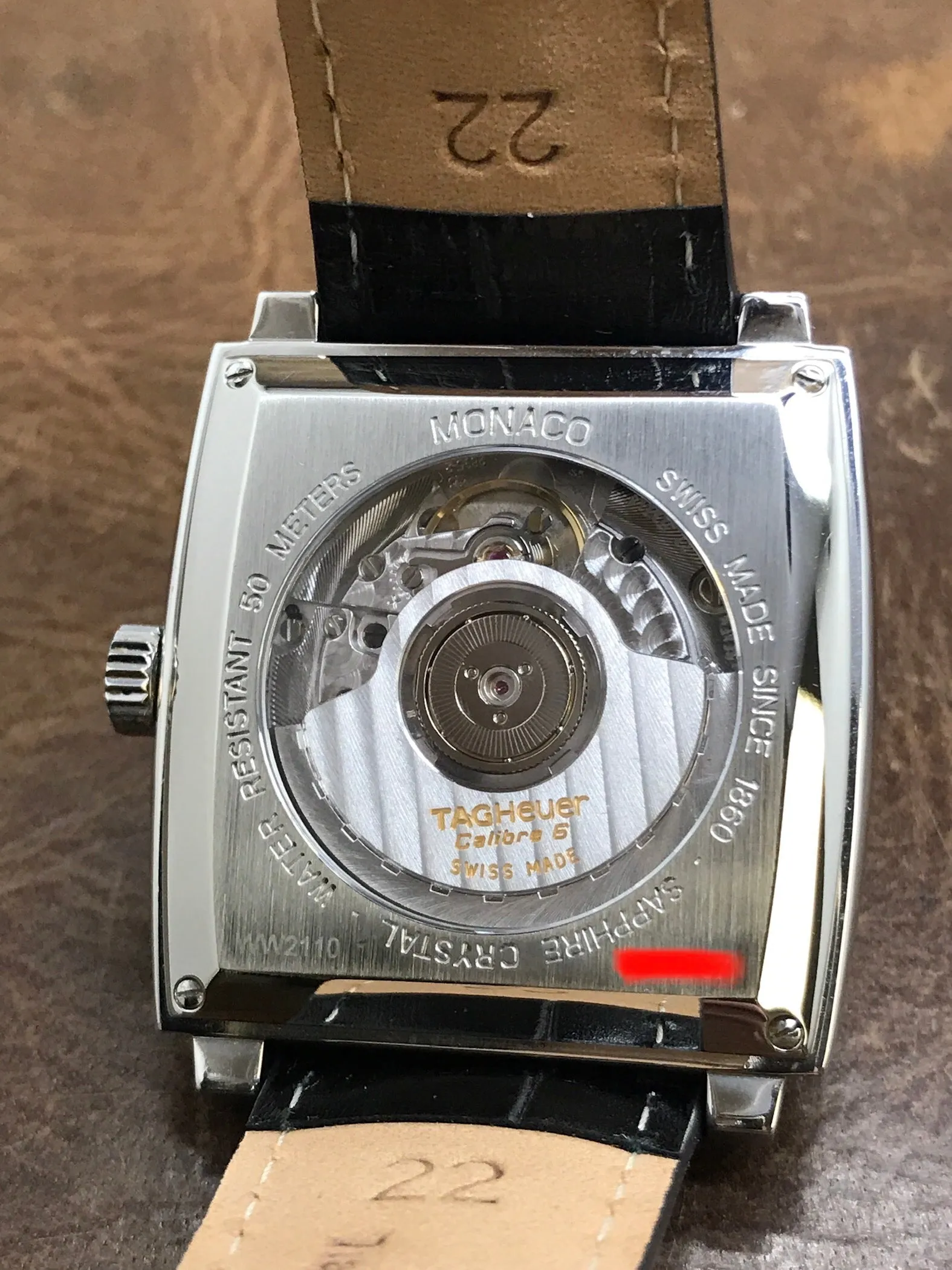 TAG Heuer Monaco WW2110 Black Dial Automatic Men's Watch