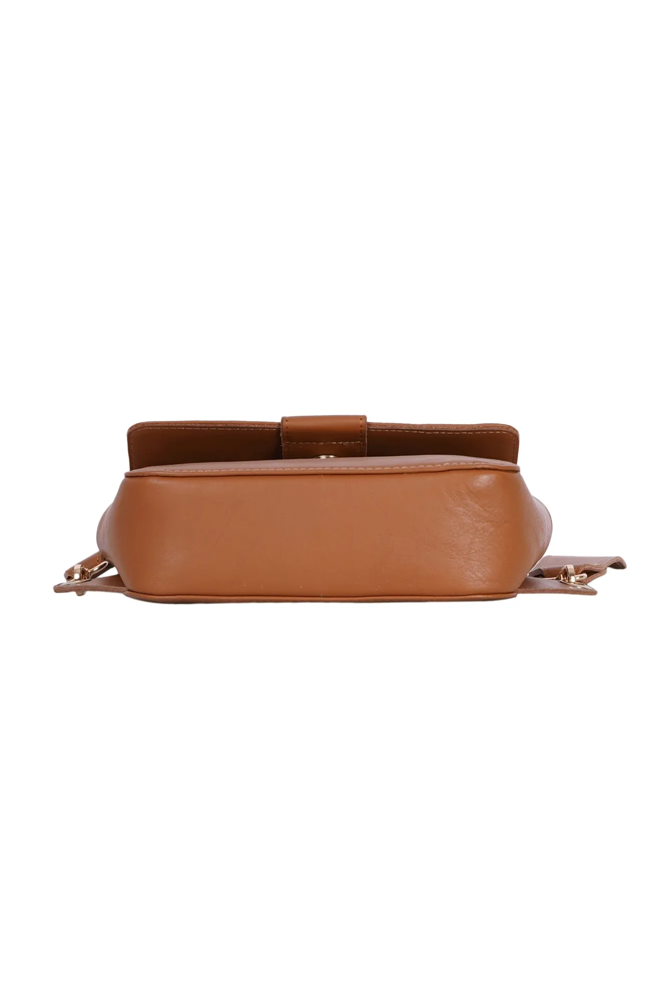 Tan Leather Fanny Pack