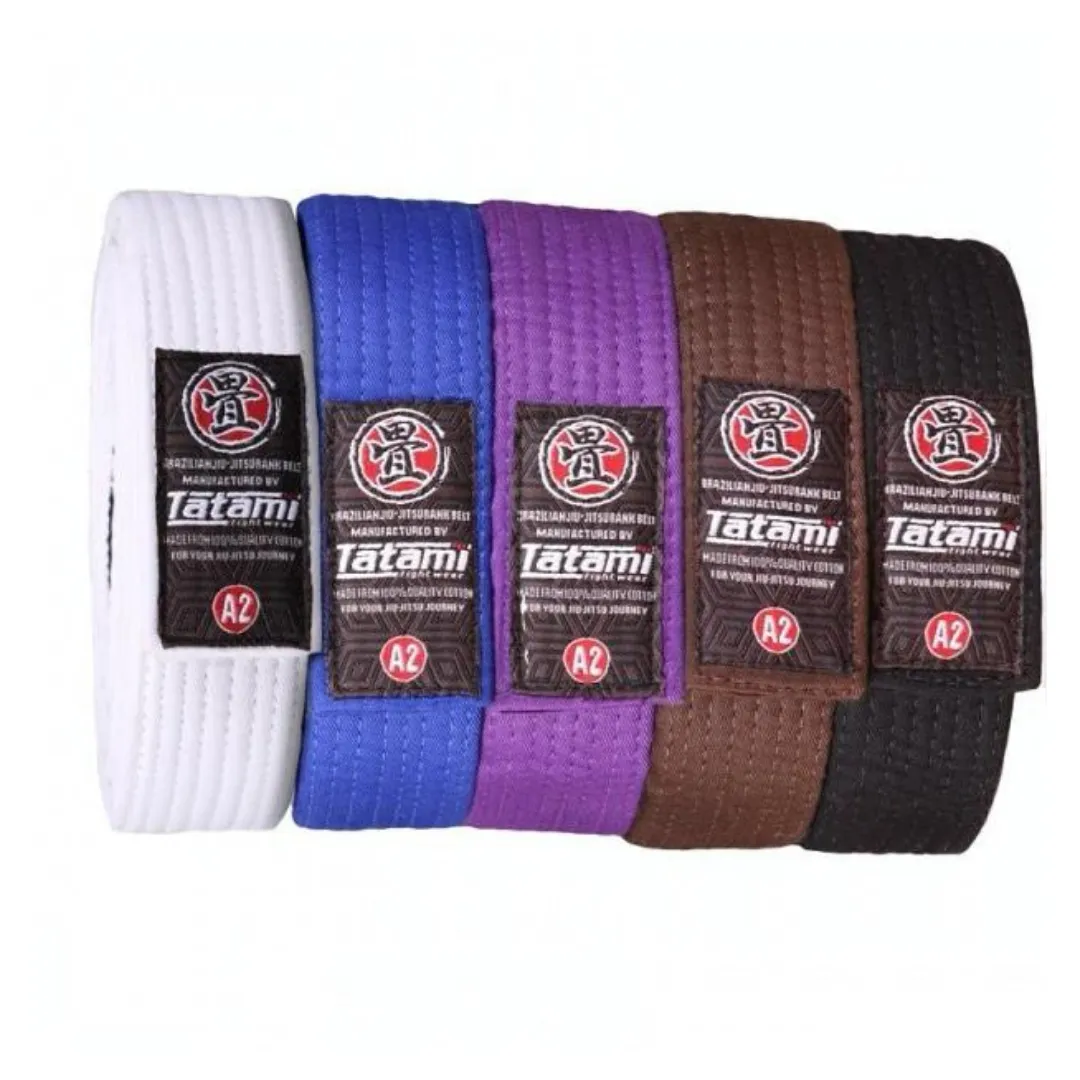 TATAMI BRAZILIAN JIU-JITSU BELT - MULTIPLE COLOURS