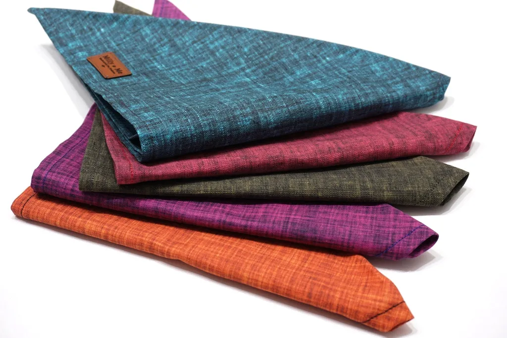 Teal Textured Solid - Pet Bandana