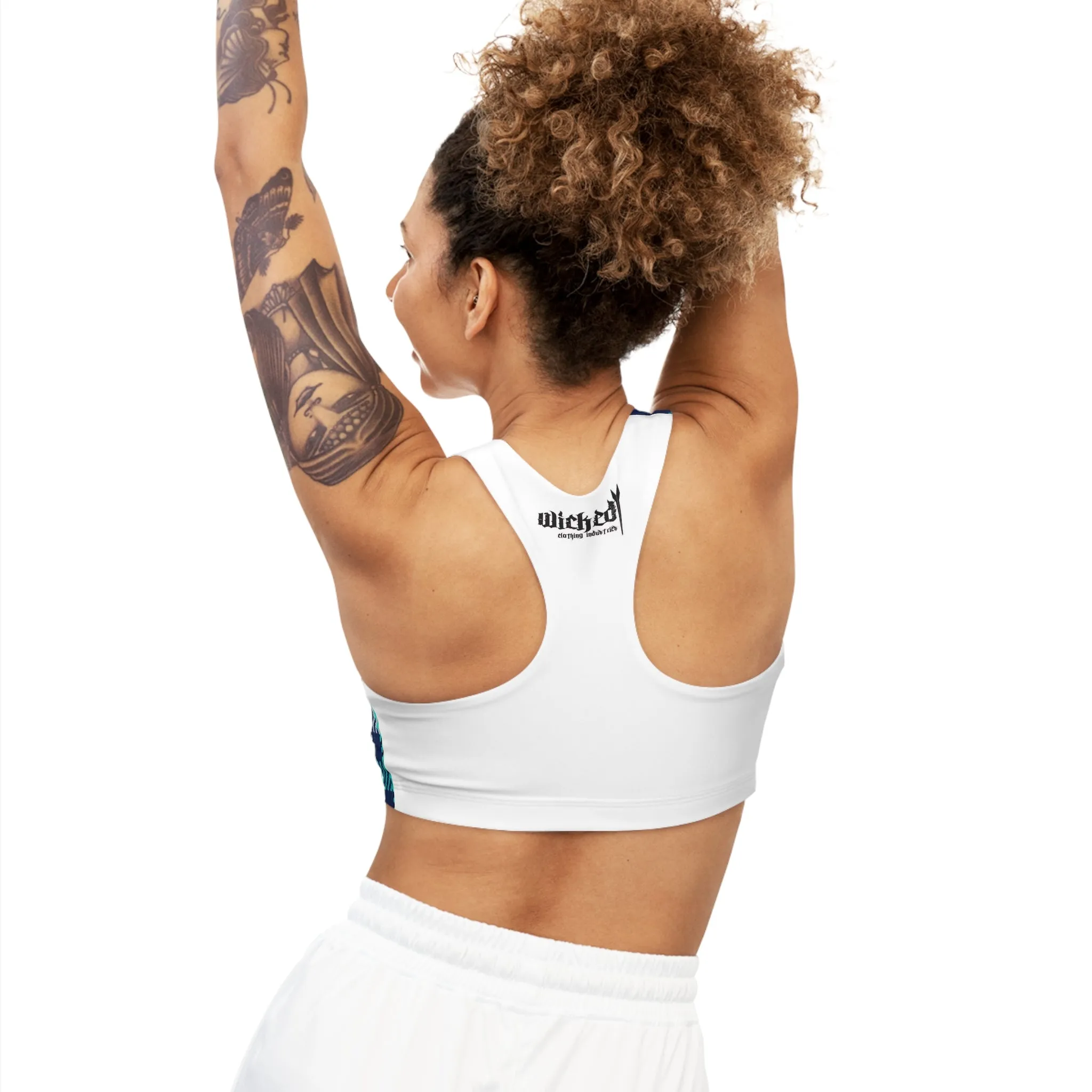 Tealberry Twist Seamless Sports Bra