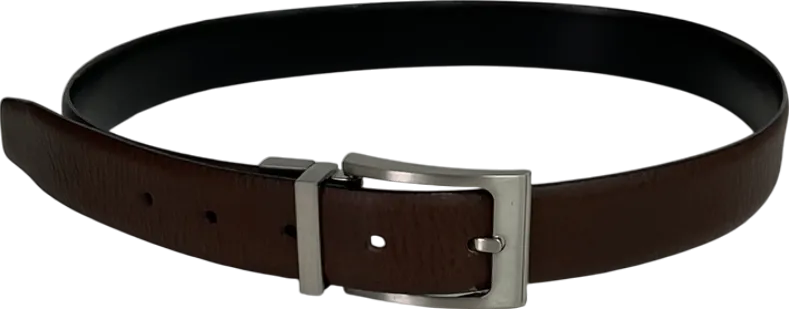 Ted Baker Brown Karmer Reversible Leather Belt Xchocolate W30