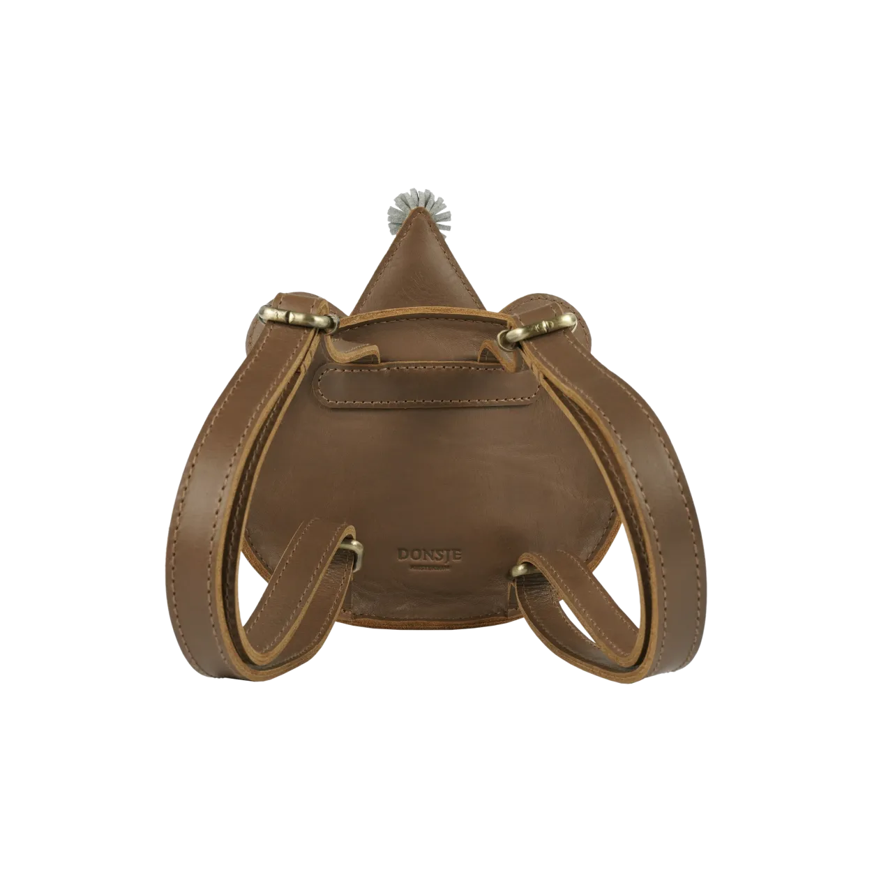 Tendo Backpack | Festive Bear | Cognac Classic Leather