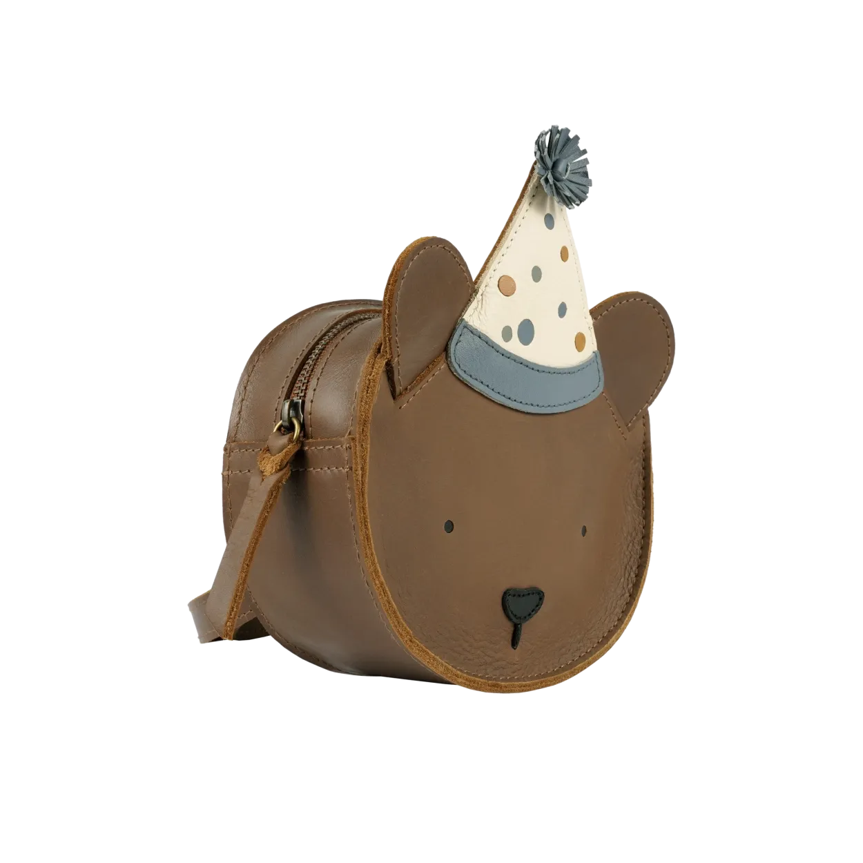 Tendo Backpack | Festive Bear | Cognac Classic Leather