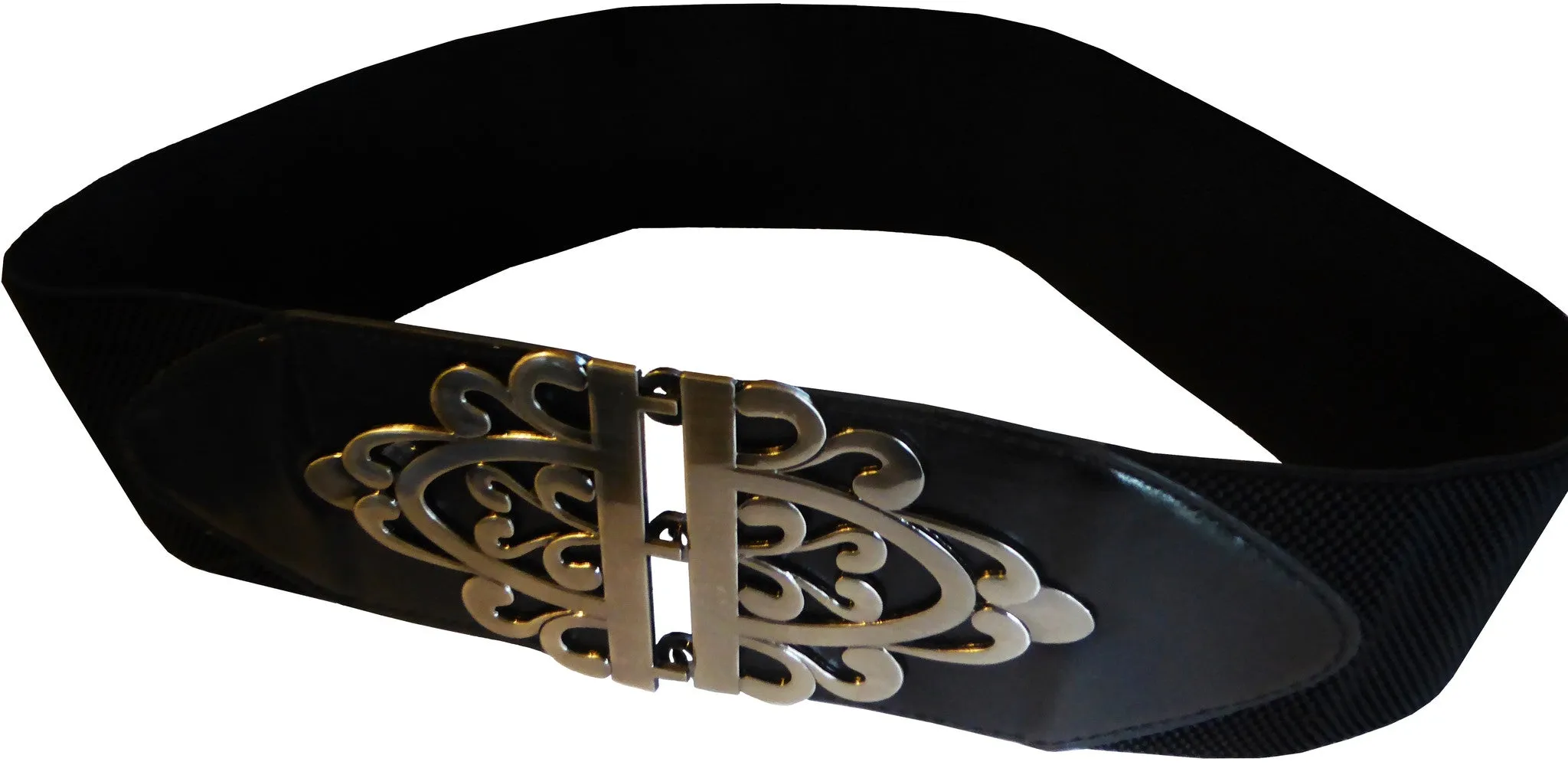 The Brushed Silver Stretchy Belt