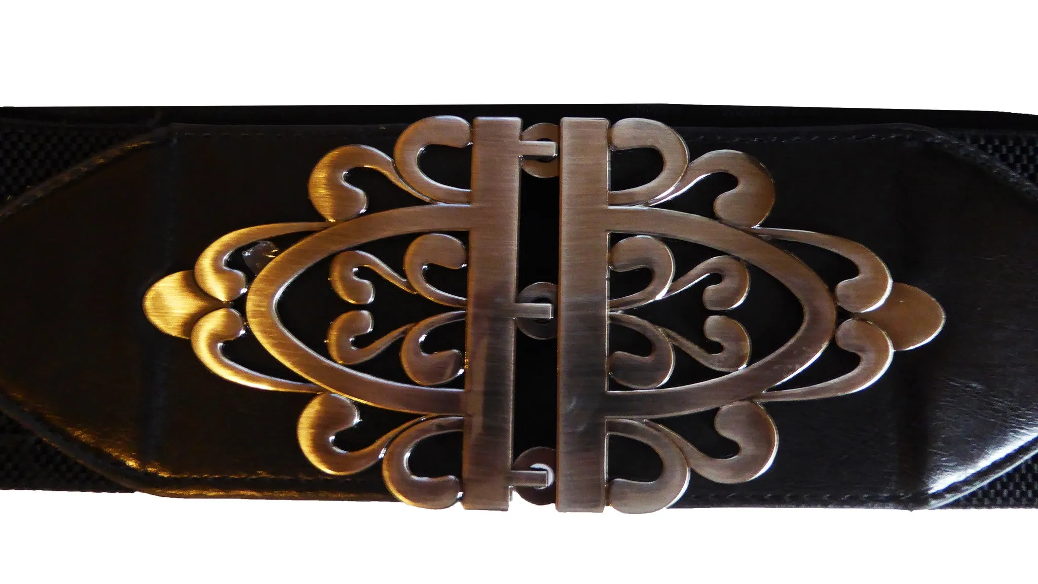 The Brushed Silver Stretchy Belt