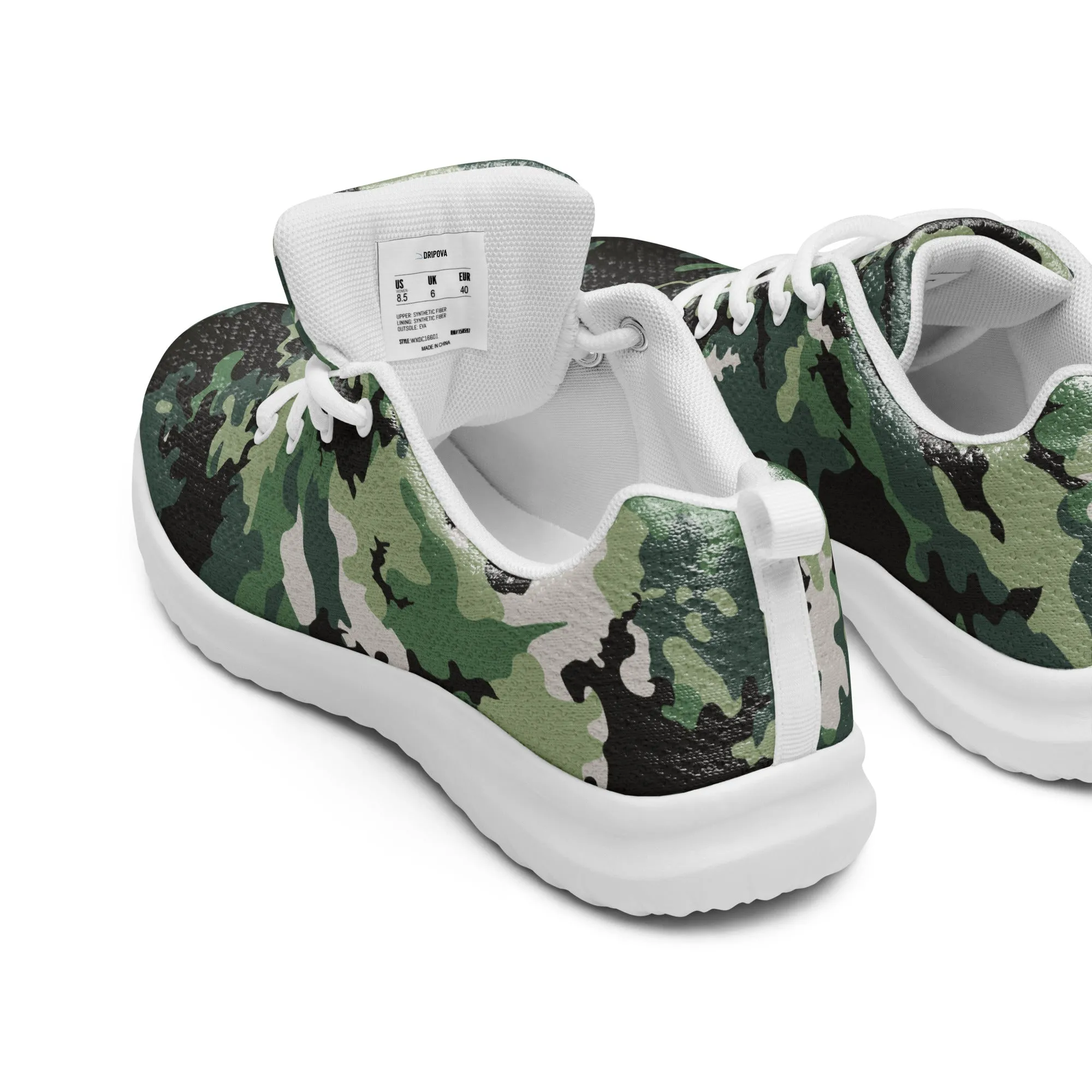 The Enigmatic Beauty Camouflage Athletic Shoes