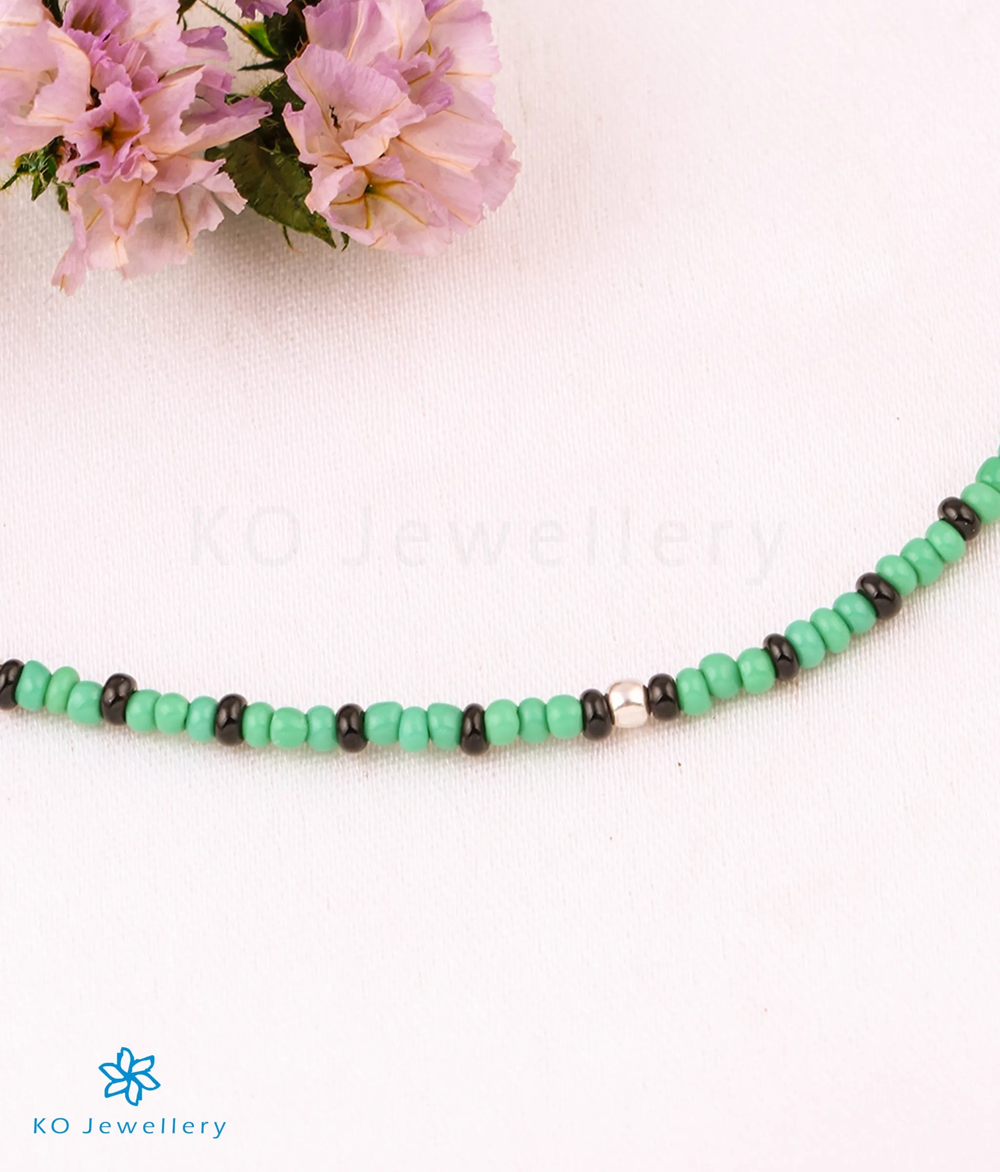 The Harit Silver Nazariya Anklets