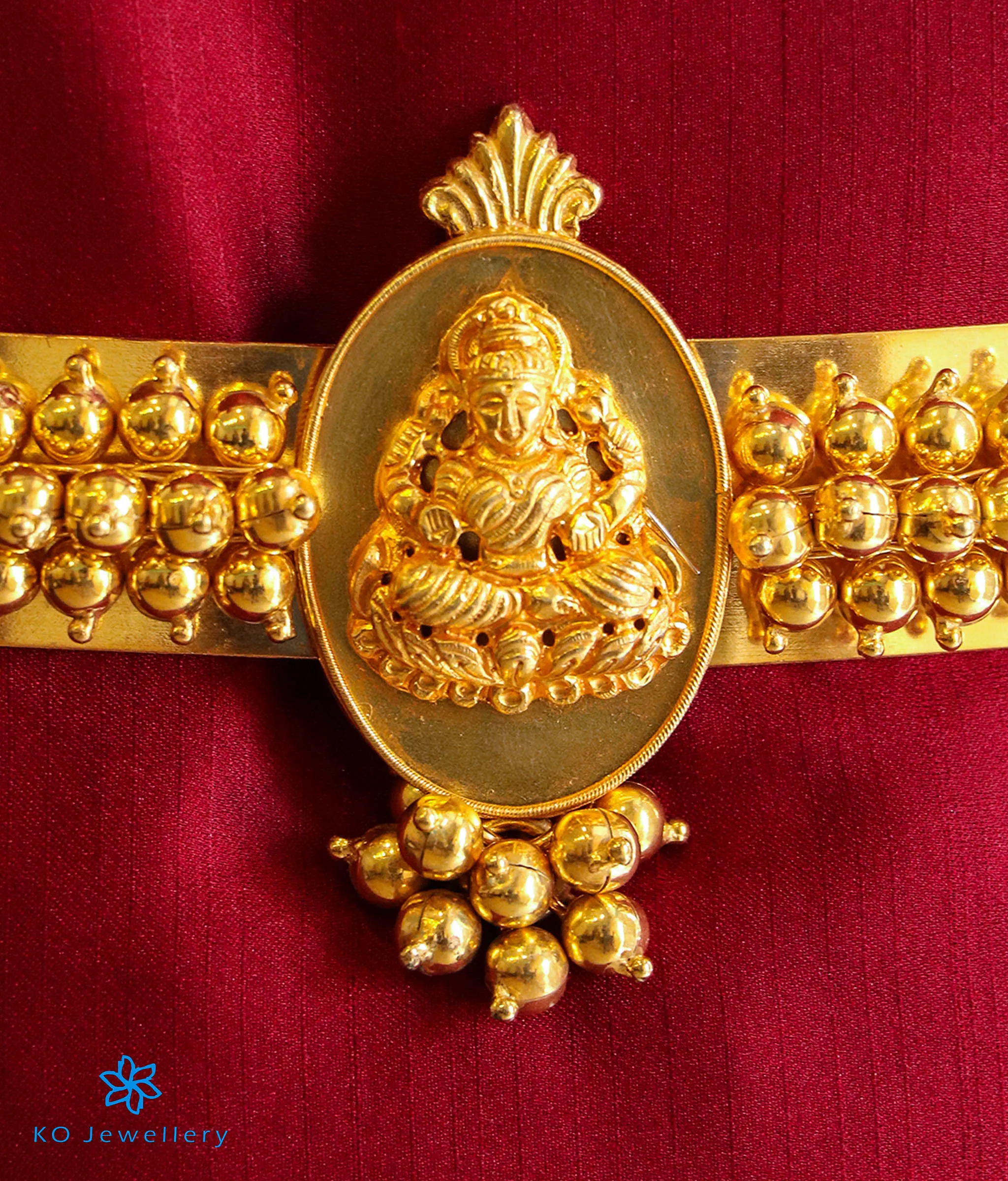 The Harita Silver Oddiyanam Waist belt