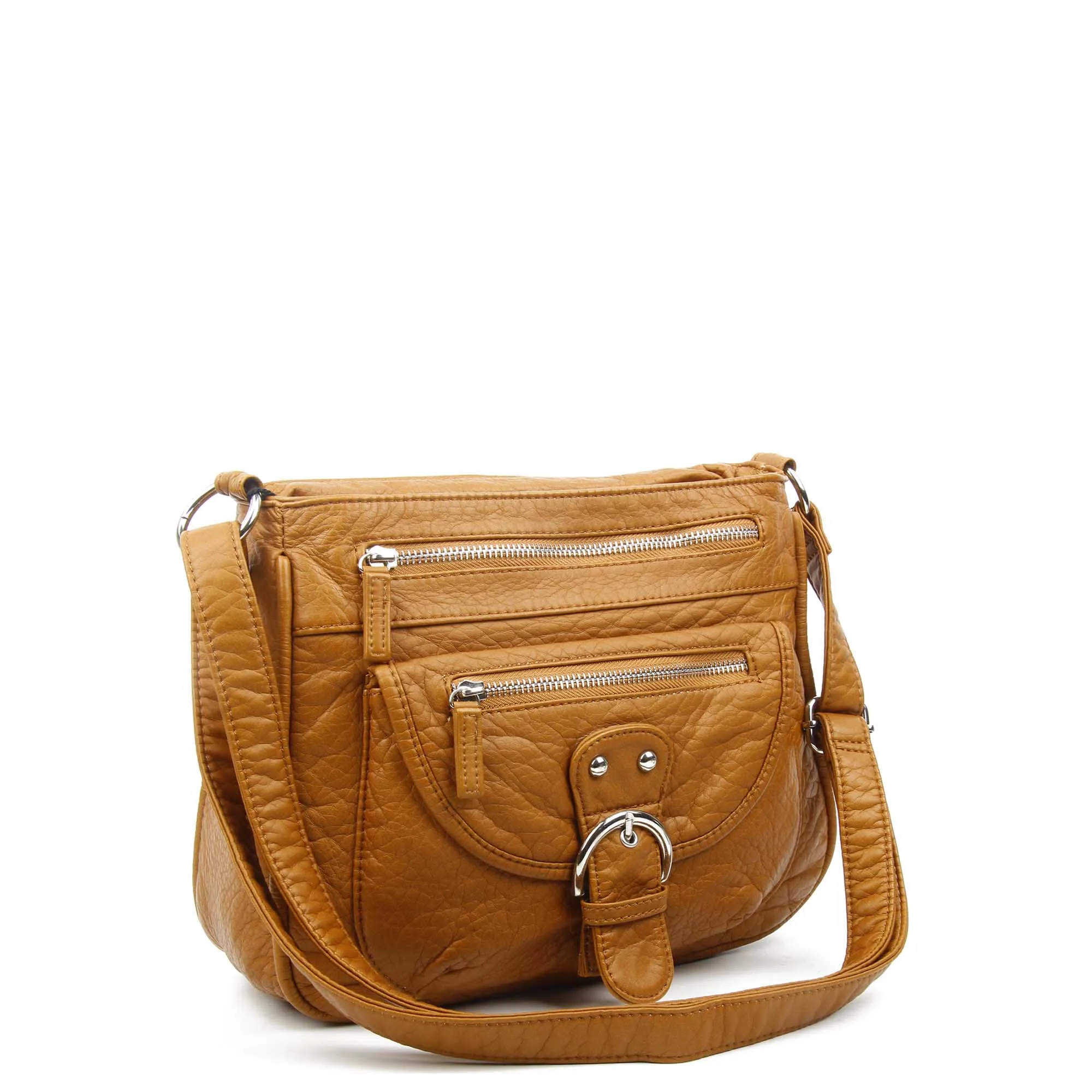 The Lorie Crossbody - Light Brown