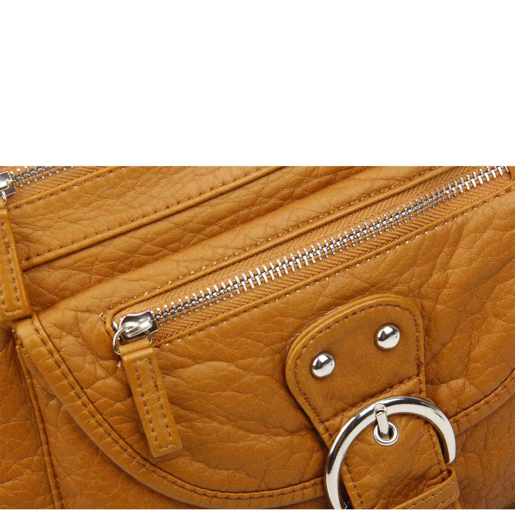 The Lorie Crossbody - Light Brown