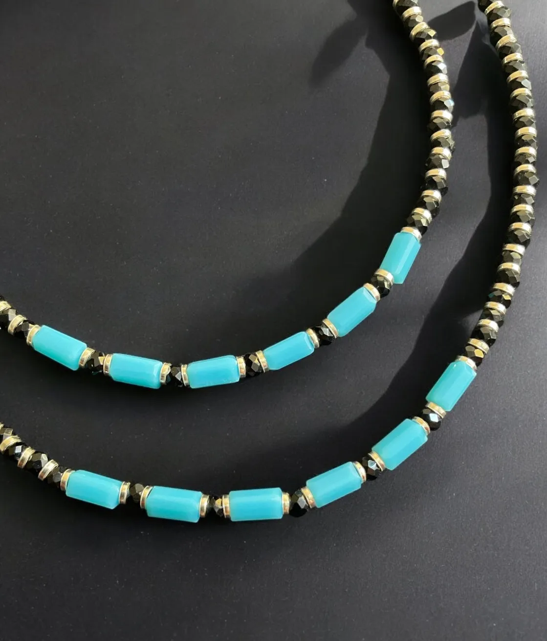 The Nayana Silver Blackbead Anklets