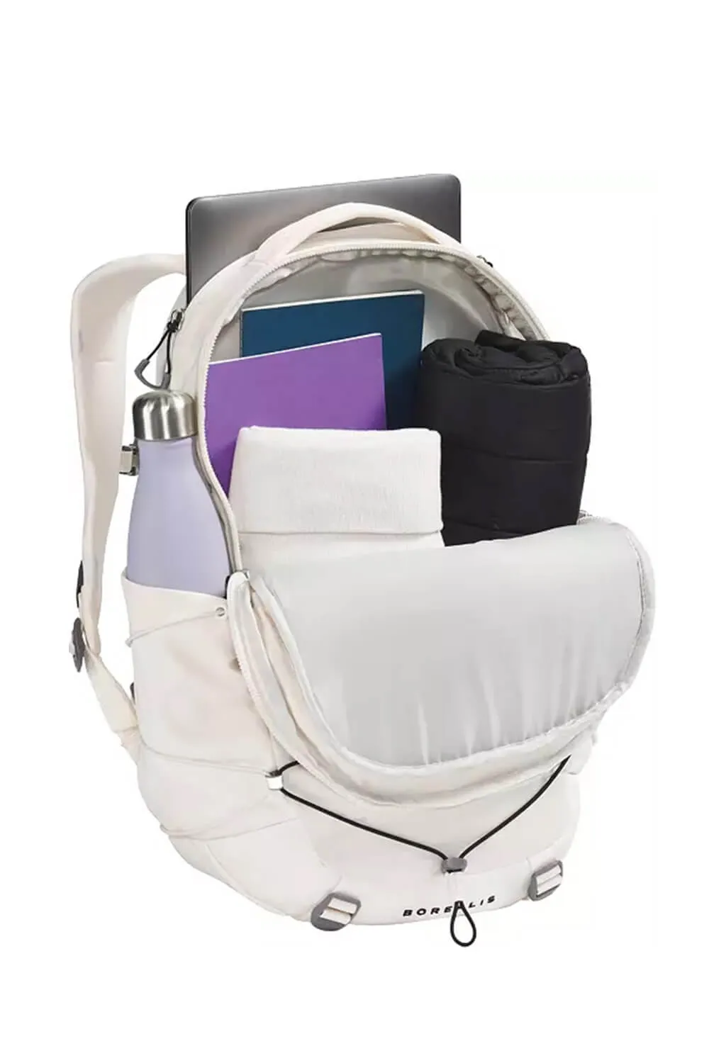 The North Face Borealis Backpack for Women in Gardenia White/TNF Black | NF0A52SI-4Q7