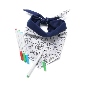 The Paws - Coloring Bandana for Kids and Adults 