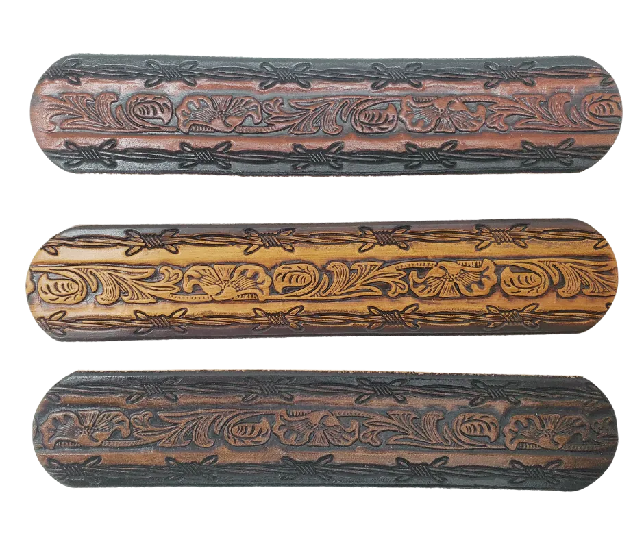 The "Bandit" Leather Name Belt