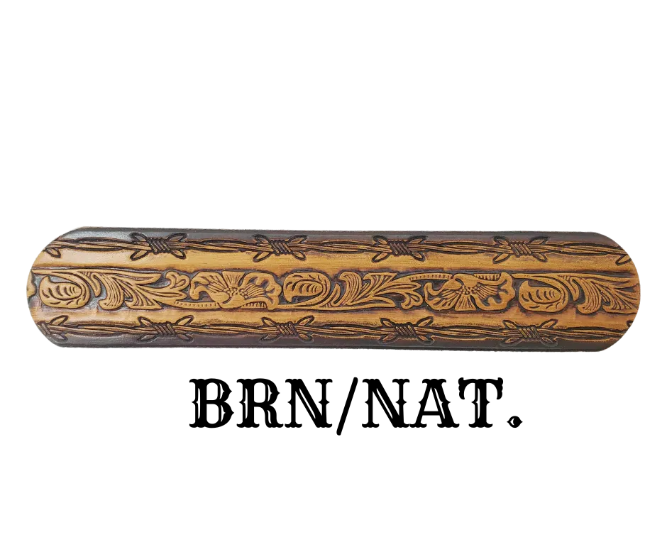 The "Bandit" Leather Name Belt
