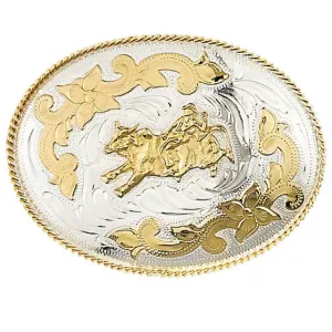 The "BIG RODEO" Oval Belt Buckle