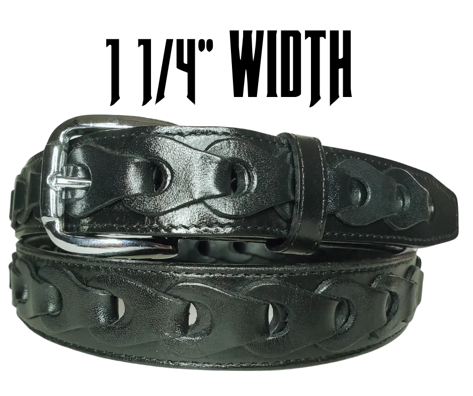 The "Mayan" Casual Leather Belt