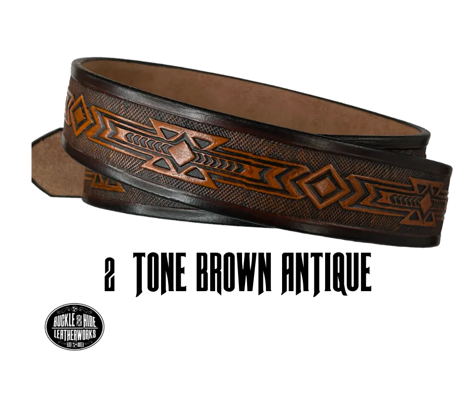 The "Mr. Ringo" Name Leather Belt