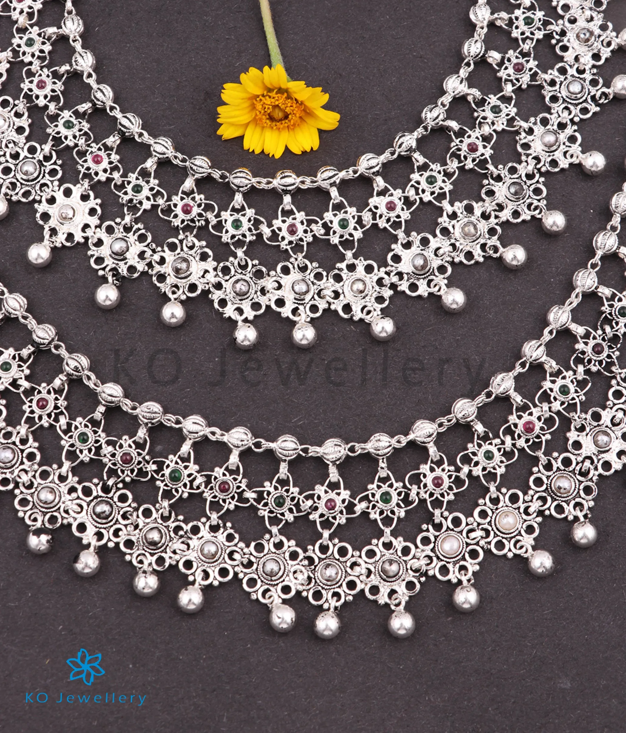 The Urvashi Silver Anklets