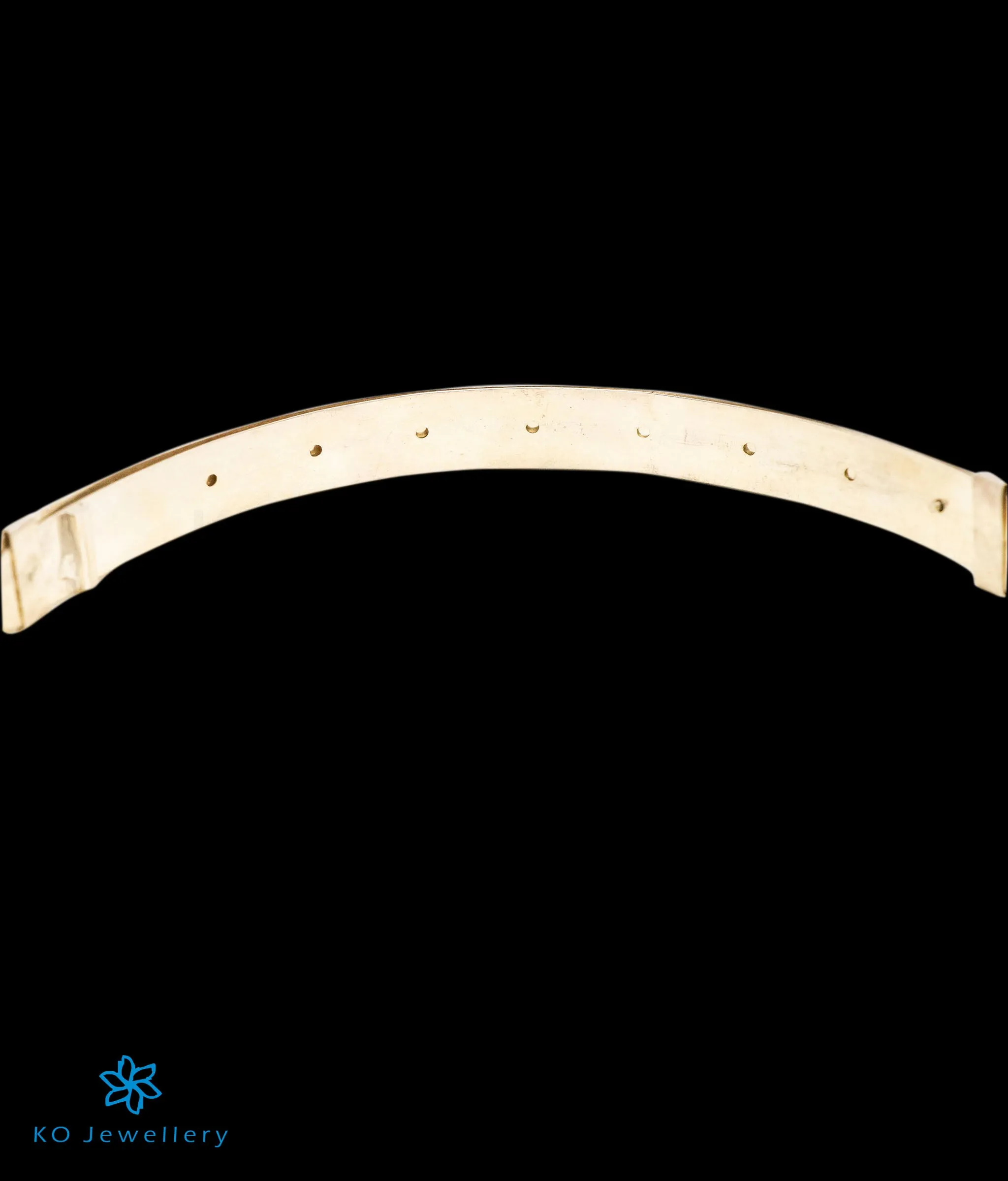 The Vidisha Silver Kundan Waist belt