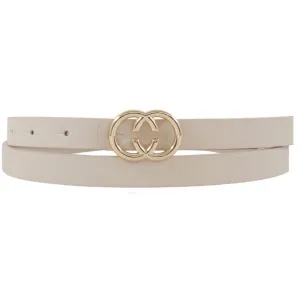 Thin CC Buckle Belt