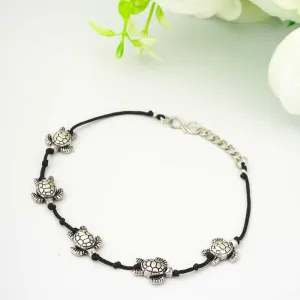 Threaded Turtle Anklet