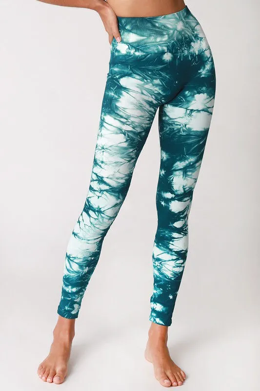 Tie Dye Crop Top & Leggings Set