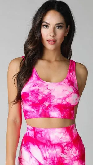 Tie Dye Crop Top & Leggings Set